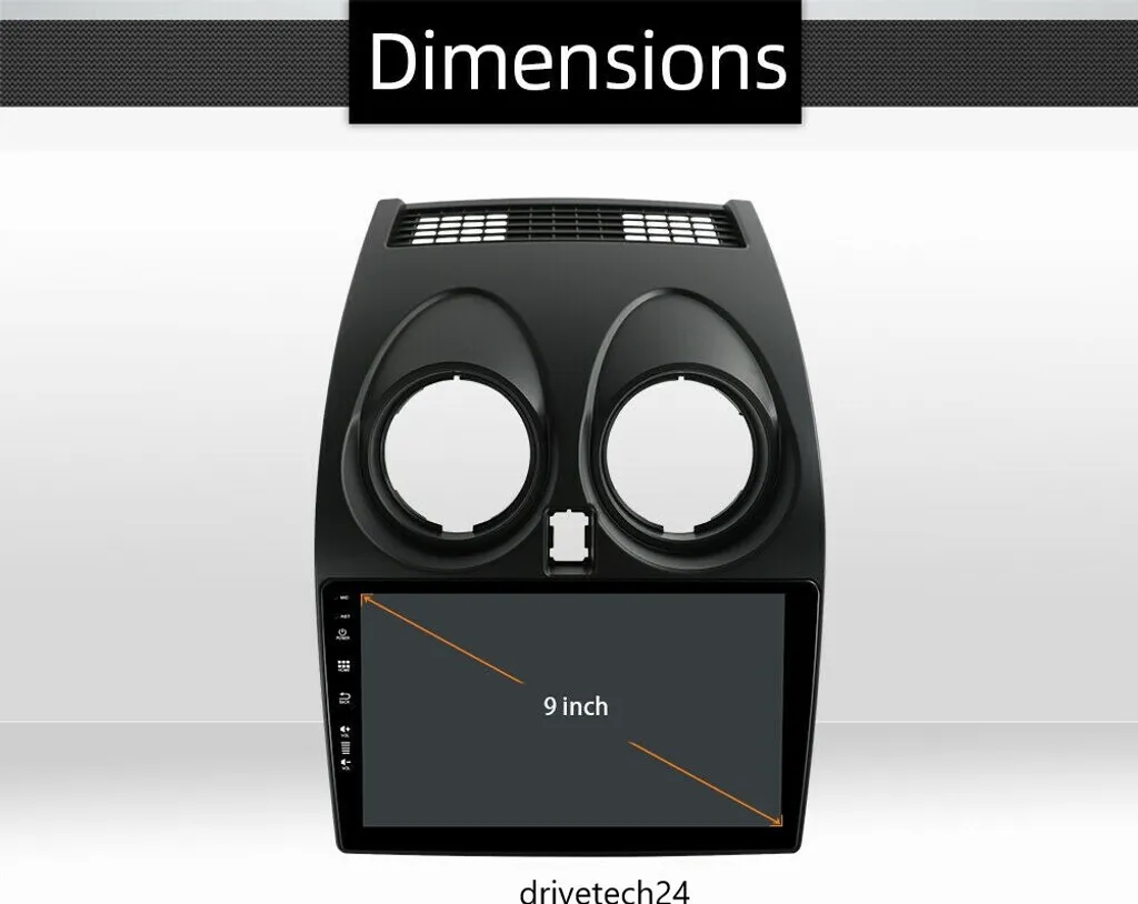 Nissan Qashqai Android 11 Autoradio 9" Touchscreen BT GPS Navi Carplay 2GB RAM 32GB ROM 2 Nissan Qashqai Android 11 Autoradio 9" Touchscreen BT GPS Navi Carplay 2GB RAM 32GB ROM - Image 2