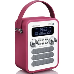 Lenco PDR-051PKWH - Tragbares DAB+ FM-Radio Mit Bluetooth® Und AUX-Eingang, Aufladbarer Batterie - Pink -Volkswagen Kenwood Verkaufe bd2c31208a504e95b12816e7fa6b2e42