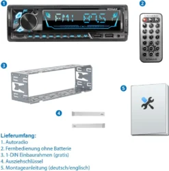 XOMAX XM-R282 Autoradio Mit Bluetooth Freisprecheinrichtung, 2. USB Mit Ladefunktion, SD, AUX IN, 1 DIN -Volkswagen Kenwood Verkaufe bd6e44d5d757169af13ebd2ec7442679