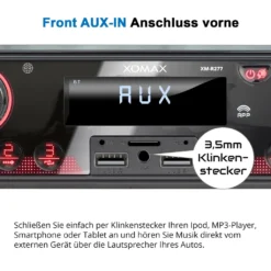 XOMAX XM-R277 Autoradio Mit Bluetooth Freisprecheinrichtung, 2. USB Mit Ladefunktion, SD, Aux In, 1 DIN -Volkswagen Kenwood Verkaufe c0fabc0e3d6419b9e295a5caba7c3b75