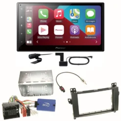 Pioneer SPH-DA160DAB Android Auto Einbauset Für Mercedes A W169 B Klasse W245