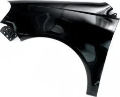 Volkswagen Kotflügel Vw Polo 9N3 Iv 4 Lift L041 Lo41 Links Schwarz 2005-2009 Vorderseite Lackiert Neu