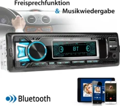 XOMAX XM-RD275 Autoradio Mit DAB+ Plus, Bluetooth, 2. USB Mit Ladefunktion, SD, Aux, 1 DIN -Volkswagen Kenwood Verkaufe c642add5b91b26b620f6fcc940a9ecb2