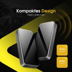 Premium Carplay-Dongle – Carplay – Funktioniert Mit Apple Carplay Und Android Auto –Apple Carplay – Carplay Wireless – Android Auto – Carplay Autoradio – Carplay Wireless –55 X 55 X 13 Mm -Volkswagen Kenwood Verkaufe c836d0d85b6760556168440d79336767