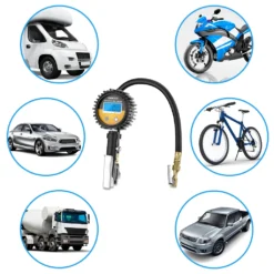 Reifendruckmesser Reifenfüller Reifendruckprüfer Luftdruckprüfer Hohe Präzision 0-255 PSI Reifenfüll-Messgerät -Volkswagen Kenwood Verkaufe c9258e1a32c6f3604ffd7563fde3131a