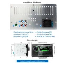 XOMAX XM-2R422 Autoradio Mit Bluetooth Freisprecheinrichtung, USB, AUX-IN, 2 DIN -Volkswagen Kenwood Verkaufe ce103e8a2d0722f9b6f766aa84321144