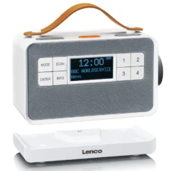 Lenco PDR-065WH - Transportables UKW-/DAB+-Radio Für Senioren Mit Großen Tasten Und „Easy Modus“-Funktion, Weiß -Volkswagen Kenwood Verkaufe d33ca905cb7db6b4ab98539f62222ba7