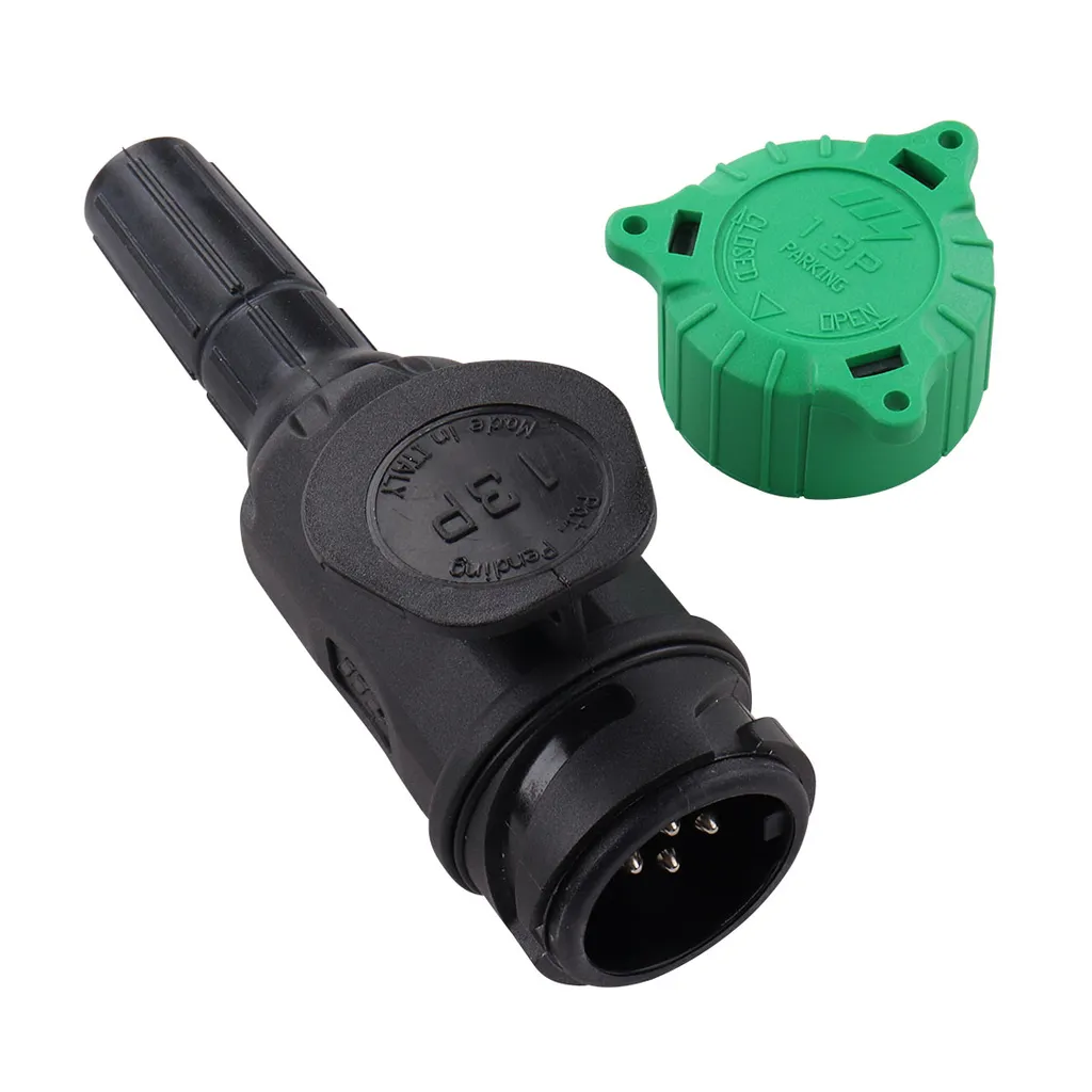 MENBERS | Stecker | 13-polig | 8-polig Belegt | Mit Langer 2-fach Tülle 1 MENBERS | Stecker | 13-polig | 8-polig Belegt | Mit Langer 2-fach Tülle