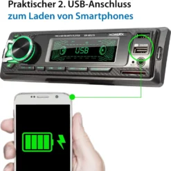 XOMAX XM-RD275 Autoradio Mit DAB+ Plus, Bluetooth, 2. USB Mit Ladefunktion, SD, Aux, 1 DIN -Volkswagen Kenwood Verkaufe d9df25b9e1665fb0258b6816f42ff14d