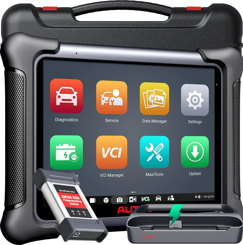 Autel Maxisys Elite II Kfz Diagnosegerät, Mit über 38 Sonderfunktionen Modell Von MS Elite/MK908P/MS908S PRO Mit J2534-ECU-Programmierung 2 Jahre Update 1 Autel Maxisys Elite II Kfz Diagnosegerät, Mit über 38 Sonderfunktionen Modell Von MS Elite/MK908P/MS908S PRO Mit J2534-ECU-Programmierung 2 Jahre Update