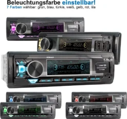 XOMAX XM-R281 Autoradio Mit Bluetooth Freisprecheinrichtung, USB Mit Ladefunktion, SD, AUX IN, 1 DIN -Volkswagen Kenwood Verkaufe def2d5381d619849672bddb36f39ab43
