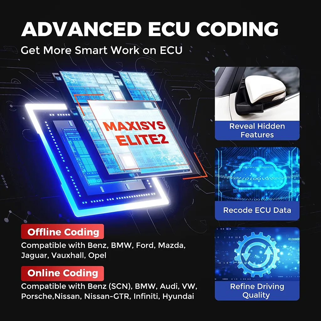 Autel Maxisys Elite II Kfz Diagnosegerät, Mit über 38 Sonderfunktionen Modell Von MS Elite/MK908P/MS908S PRO Mit J2534-ECU-Programmierung 2 Jahre Update 5 Autel Maxisys Elite II Kfz Diagnosegerät, Mit über 38 Sonderfunktionen Modell Von MS Elite/MK908P/MS908S PRO Mit J2534-ECU-Programmierung 2 Jahre Update - Image 5