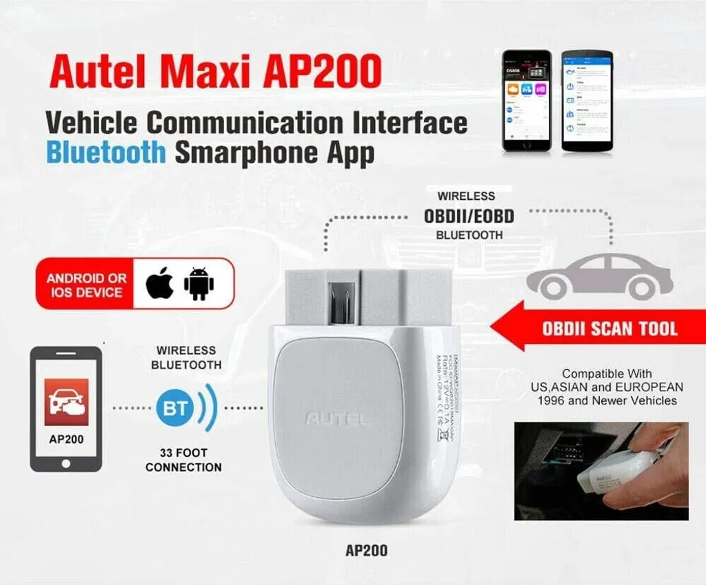 Autel AP200 Obd2 Bluetooth Adapter,Fehlercode Von Alle System Auslesen,Sonderfunktion Für Öl SAS EPB DPF BMS IMMO Und TPMS, OBD2 Bluetooth Diagnosegerät.geeignet Für IOS Und Android 6 Autel AP200 Obd2 Bluetooth Adapter,Fehlercode Von Alle System Auslesen,Sonderfunktion Für Öl SAS EPB DPF BMS IMMO Und TPMS, OBD2 Bluetooth Diagnosegerät.geeignet Für IOS Und Android - Image 6