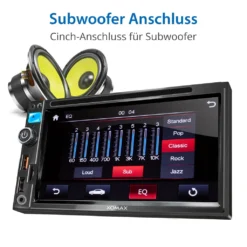 XOMAX XM-2D6913 Autoradio Mit 6,9 Zoll Touchscreen Bildschirm (kapazitiv), DVD CD Player, Bluetooth, SD, USB, 2 DIN -Volkswagen Kenwood Verkaufe e11c3915a81fc00c547b7f673a752a72