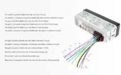IeGeek Autoradio Bluetooth Freisprechanrufe, 1 DIN Autoradio Mit 30 Speicherplätzen Und Stromausfallspeicher, RDS/FM/AM Duales LCD-Display Mit Uhr, SD/AUX/2 USB Anschlüsse -Volkswagen Kenwood Verkaufe e3a71526d5977dc793e15da28fd6e02d