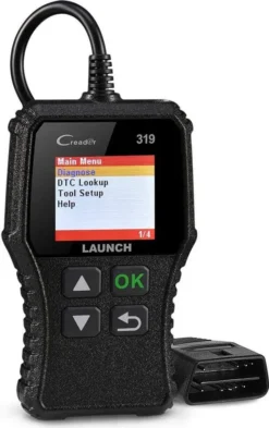 LAUNCH CR319 OBD2 Diagnosegerät OBD Fahrzeug Code-Scanner Fehlercodeleser Unterstützt Alle Autos Mit OBDII/EOBD/CAN-Modi Und 16-Pin OBDII-Schnittstelle O2-Sensor / EVAP-Test