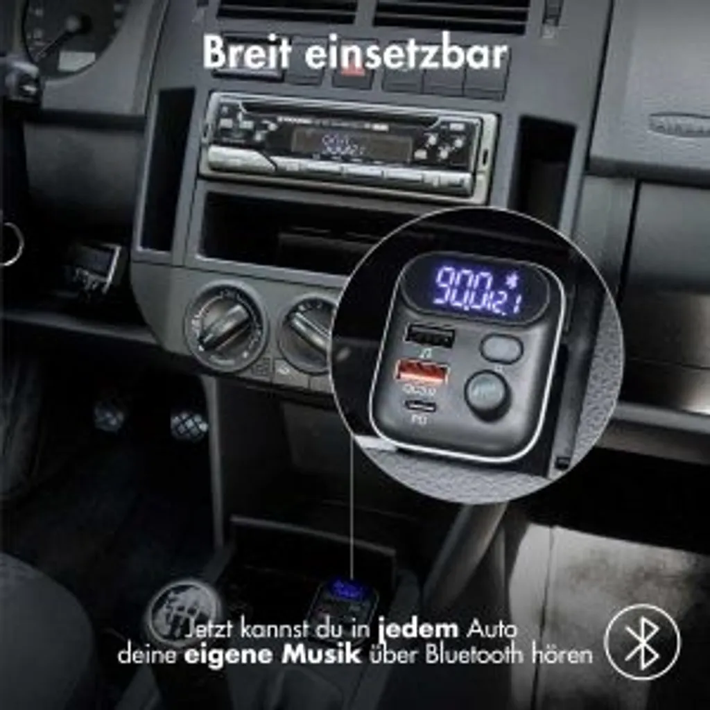 IMoshion FM Transmitter USB-C & Quick Charge - Schwarz 2 IMoshion FM Transmitter USB-C & Quick Charge - Schwarz - Image 2