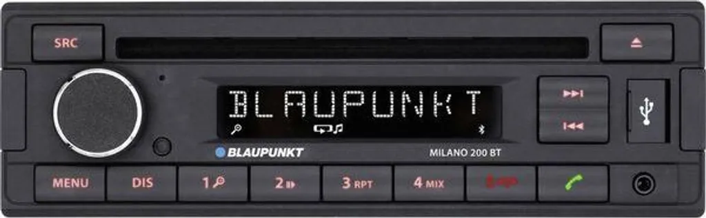 BLAUPUNKT Milano 200 BT - Bluetooth 1-DIN Radio MIT CD Mit USB | Autoradio 1 BLAUPUNKT Milano 200 BT - Bluetooth 1-DIN Radio MIT CD Mit USB | Autoradio