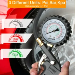 Reifenfüller Reifendruckmesser Reifendruckprüfer Luftdruckprüfer Hohe Präzision 220 PSI Für Auto Motorrad PKW LKW Reifenfüll-Messgerät, GEKER -Volkswagen Kenwood Verkaufe e746b0dad6d93eb1f20fd1db55f11dd7