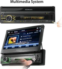 XOMAX XM-V746 Autoradio Mit 7 Zoll Touchscreen Bildschirm (ausfahrbar), Bluetooth, USB, SD, AUX, 1 DIN -Volkswagen Kenwood Verkaufe ec51dbe945dc30ac2406b57d9e06c8cd