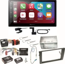Pioneer SPH-DA160DAB Android Auto CarPlay Einbauset Für Audi A4 B6 B7 Seat Exeo