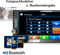 XOMAX XM-2V784D Autoradio Mit DAB+ Plus, Mirrorlink, 7 Zoll Touchscreen Bildschirm (kapazitiv), AUX, Micro SD, USB, Bluetooth, 2 DIN -Volkswagen Kenwood Verkaufe f1096c681001271998ccb4dc888b8151