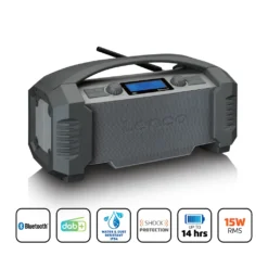 Lenco ODR-150GY - DAB+/FM Radio (IP54) - Bluetooth® - Akku - Stoßfest -Volkswagen Kenwood Verkaufe f46ecb986e268670146c0594eb2c3eef