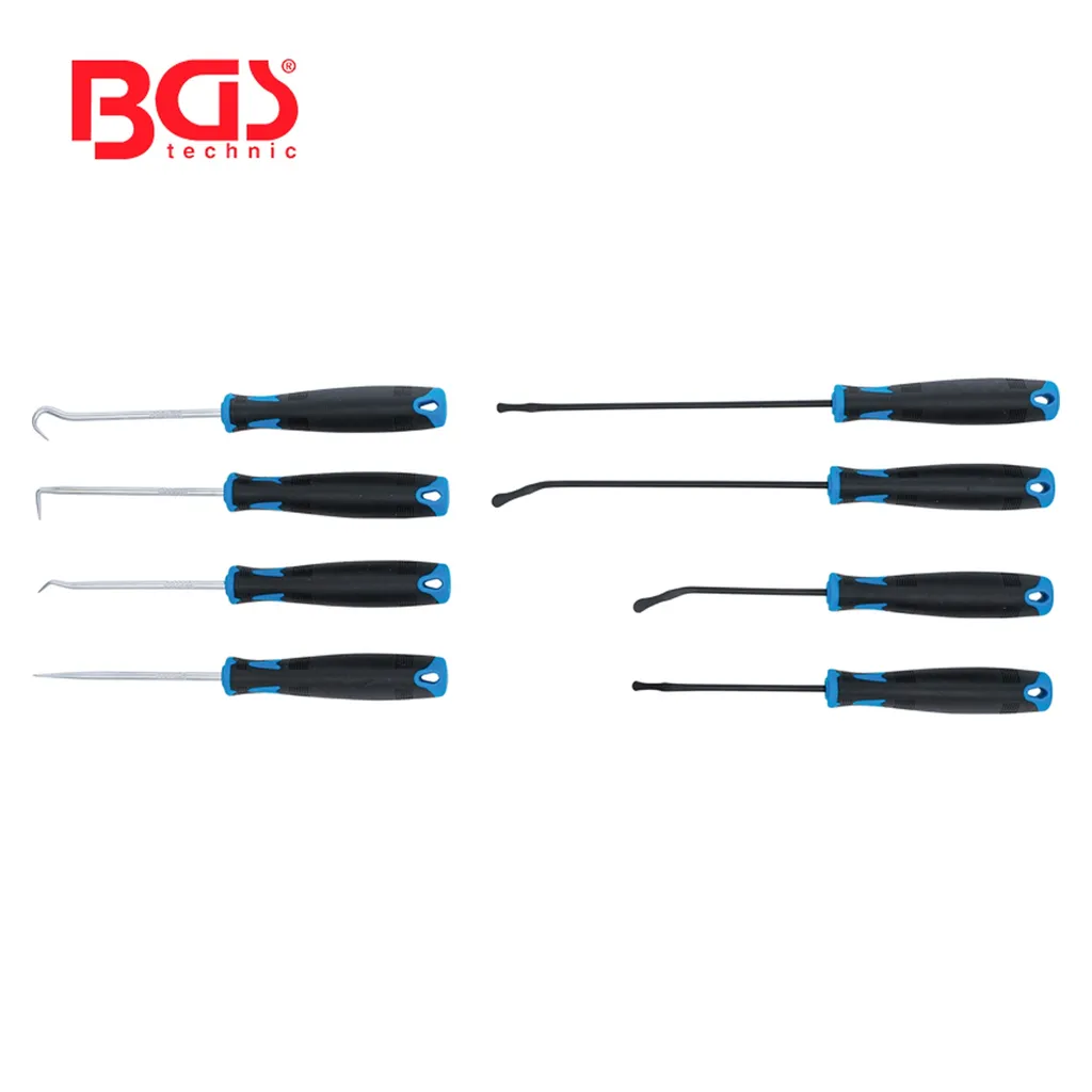 BGS Technic Haken-Satz Mit Geraden Und Abgerundeten Spitzen | 8-tlg. 9 BGS Technic Haken-Satz Mit Geraden Und Abgerundeten Spitzen | 8-tlg. - Image 9