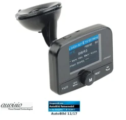 Auvisio FMX-640.dab Kfz-DAB+ Empfänger, FM-Transmitter, Bluetooth, Freisprechfunktion