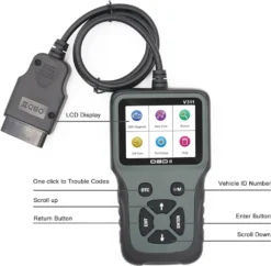 OBD2 Diagnosegerät Auto,OBD II Diagnose Scanner Universal, Fehlerauslesegerät Auto Diagnosewerkzeuge Handscanner OBDII Code-Scanner-Fahrzeug-Fehlercodeleser Auto-Elektronik Teil Ersatz -Volkswagen Kenwood Verkaufe f8efd39de1bf195b9e94dfb2172a233f