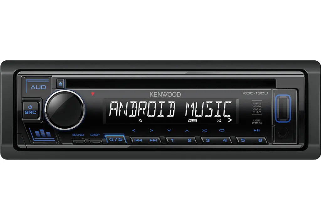 KENWOOD KDC-130UB CD USB MP3 Autoradio Blaue Tastenbeleuchtung Android AOA Flac 1 KENWOOD KDC-130UB CD USB MP3 Autoradio Blaue Tastenbeleuchtung Android AOA Flac