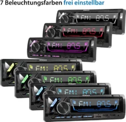 XOMAX XM-RD283 Autoradio Mit DAB+ Plus, Bluetooth Freisprecheinrichtung, 2x USB, SD, AUX IN, 1 DIN -Volkswagen Kenwood Verkaufe fa708deef8d9676c78dc73e7dc940cb0