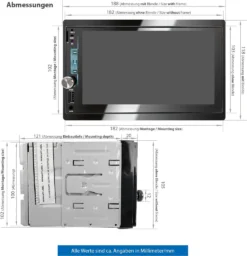 XOMAX XM-2V784D Autoradio Mit DAB+ Plus, Mirrorlink, 7 Zoll Touchscreen Bildschirm (kapazitiv), AUX, Micro SD, USB, Bluetooth, 2 DIN -Volkswagen Kenwood Verkaufe fa7ab0144775395fdb48e0c718a94cd5