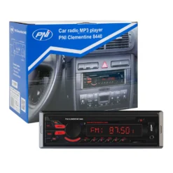 Autoradio MP3-Player PNI Clementine 8440, 4x45W, 12V, 1 DIN, Mit SD, USB, AUX, Cinch