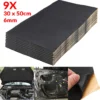9x Universal 6mm Auto Dämmmatte Selbstklebend Isolierung Dämmung Set 30x50cm